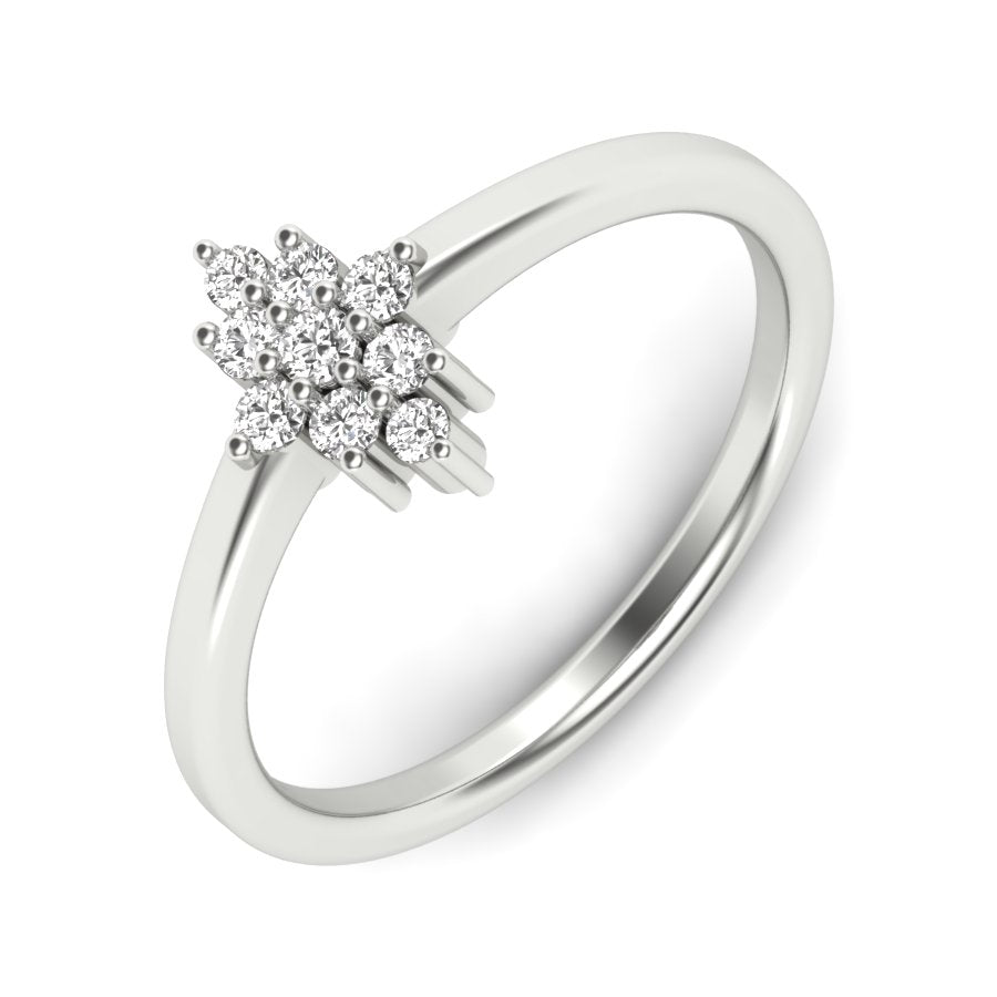 0.19 TW Daizy Ring With Round Cut Lab Grown Diamond Ring Wedding ring Engagement ring PR180