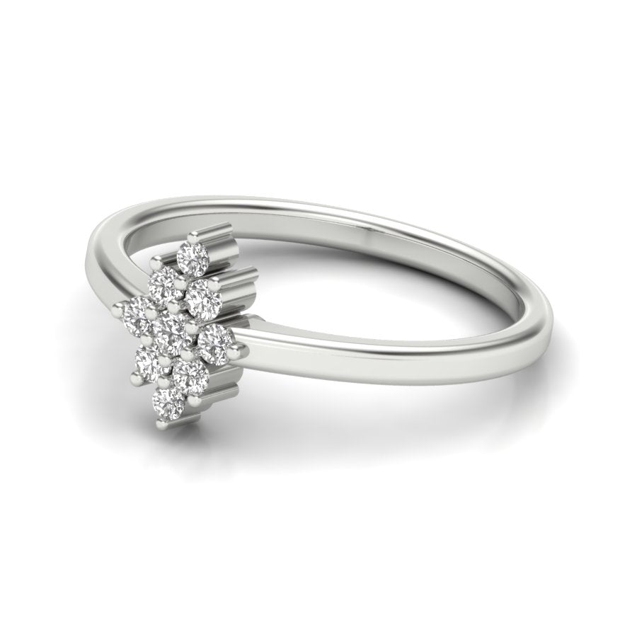 0.19 TW Daizy Ring With Round Cut Lab Grown Diamond Ring Wedding ring Engagement ring PR180