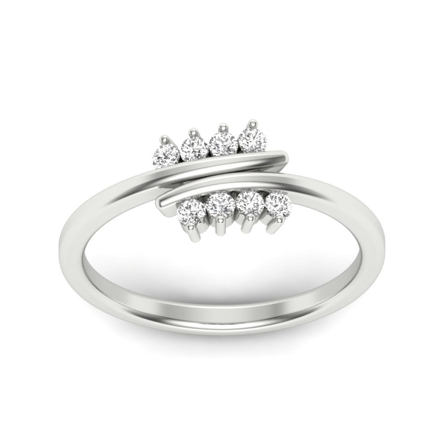 0.17 TW Unique Ring With Round Cut Lab Grown Diamond Ring Wedding ring Engagement ring PR181