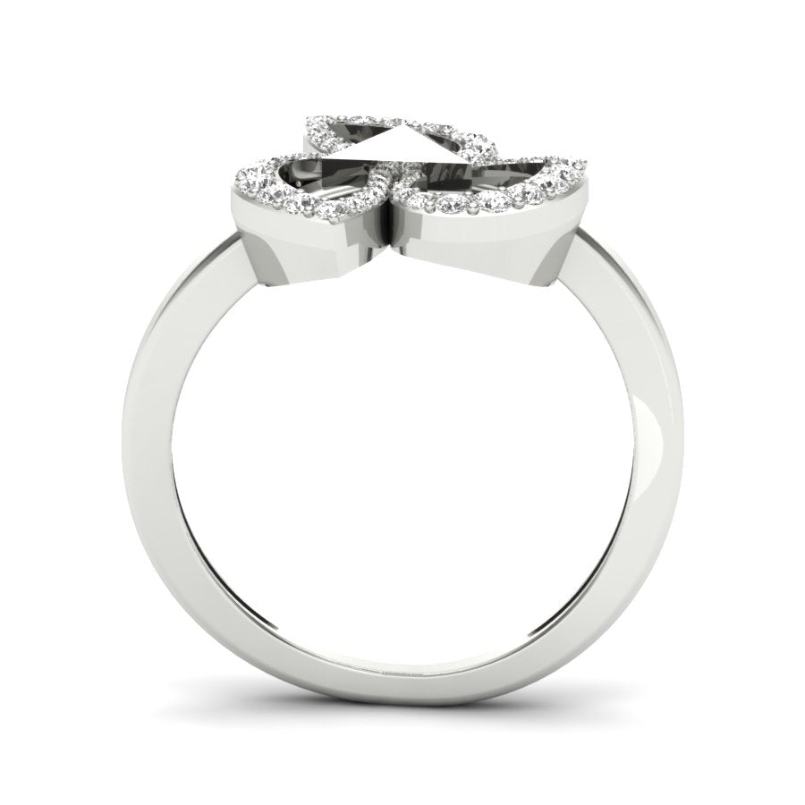 0.25 TW Unique Ring With Round Cut Lab Grown Diamond Ring Prong Set Ring Bridal Wedding ring Engagement ring PR195