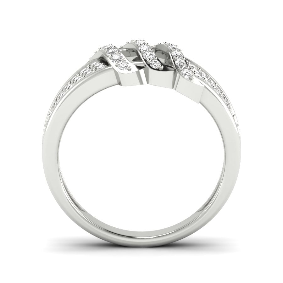 0.39 TW Unique Ring Prong Set Ring Round Cut Lab Grown Diamond Ring Wedding ring Bridal Ring Engagement ring PR369